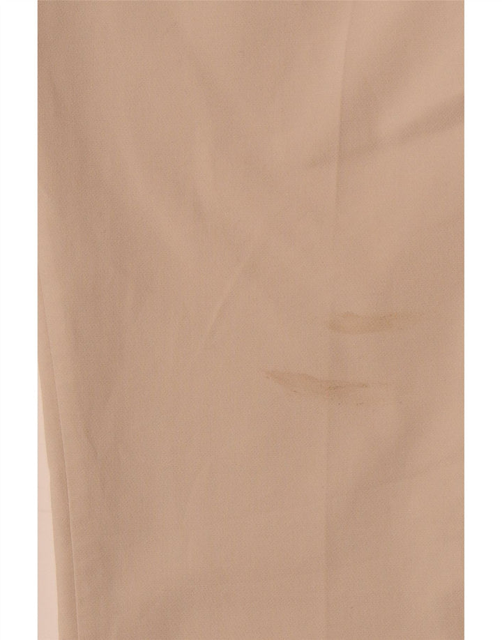 Pantaloni Chino affusolati da Donna ZARA XS W24 L26 Cotone Beige