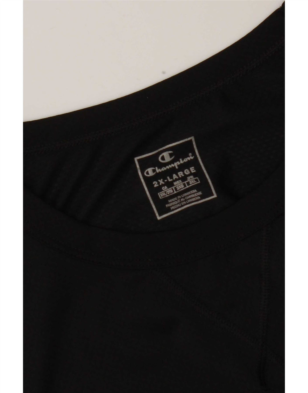 Maglietta da uomo Champion Top 2XL Nera