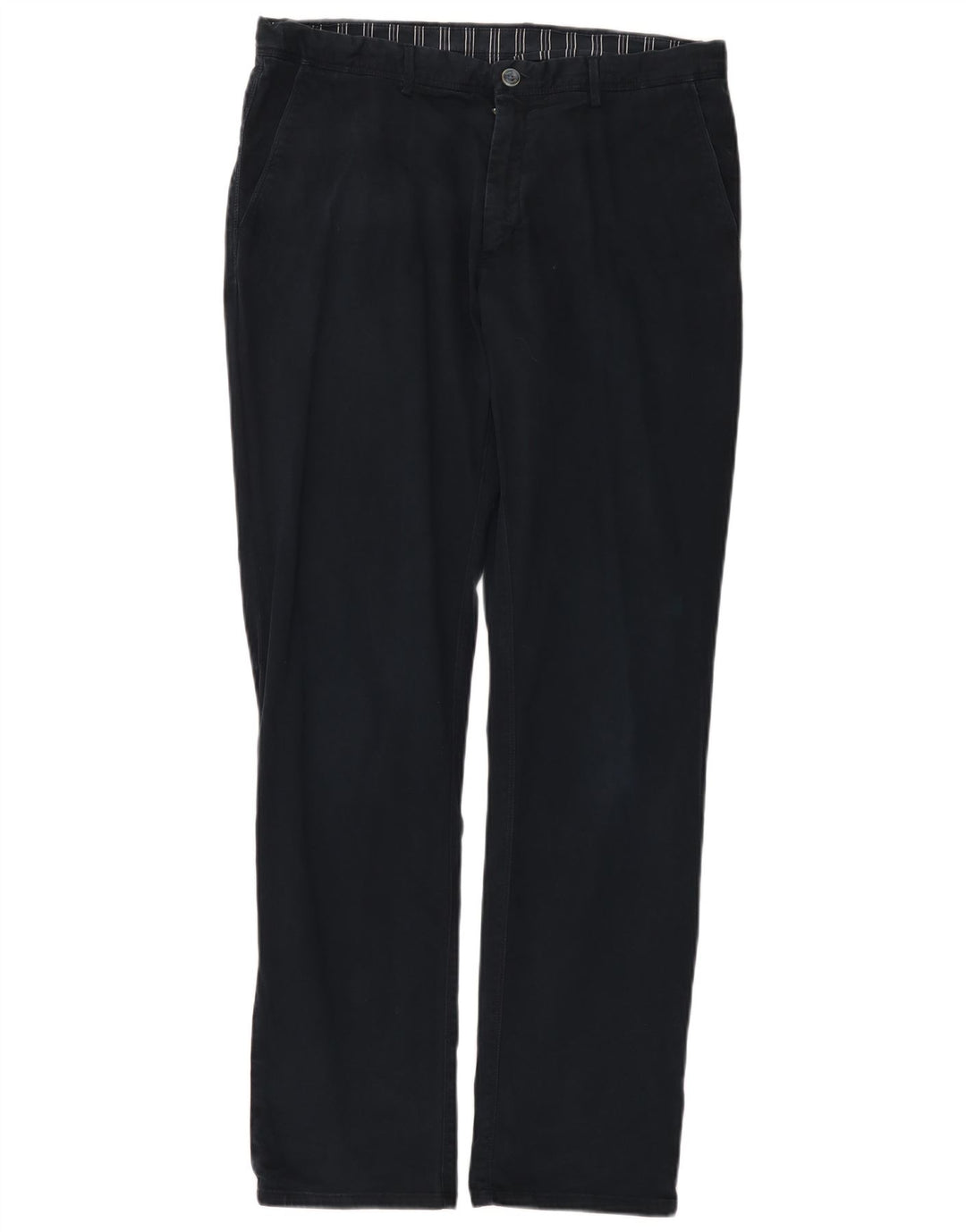 MASSIMO DUTTI Pantaloni chino da uomo EU 44 Large W34 L32 Blu navy