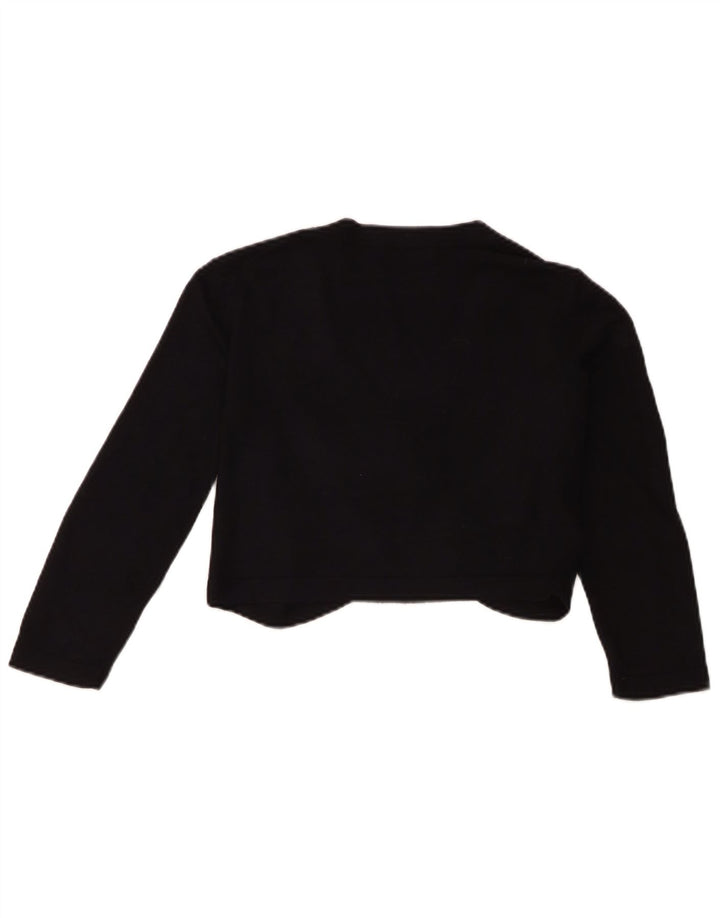 Maglione cardigan con maniche a 3/4 da donna Marks & Spencer UK 12 medio nero
