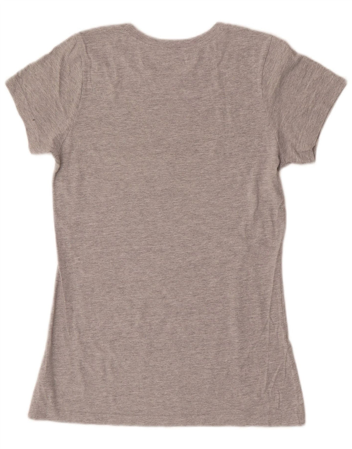 T-shirt grafica da donna Levi's Top UK 12 Cotone screziato grigio medio