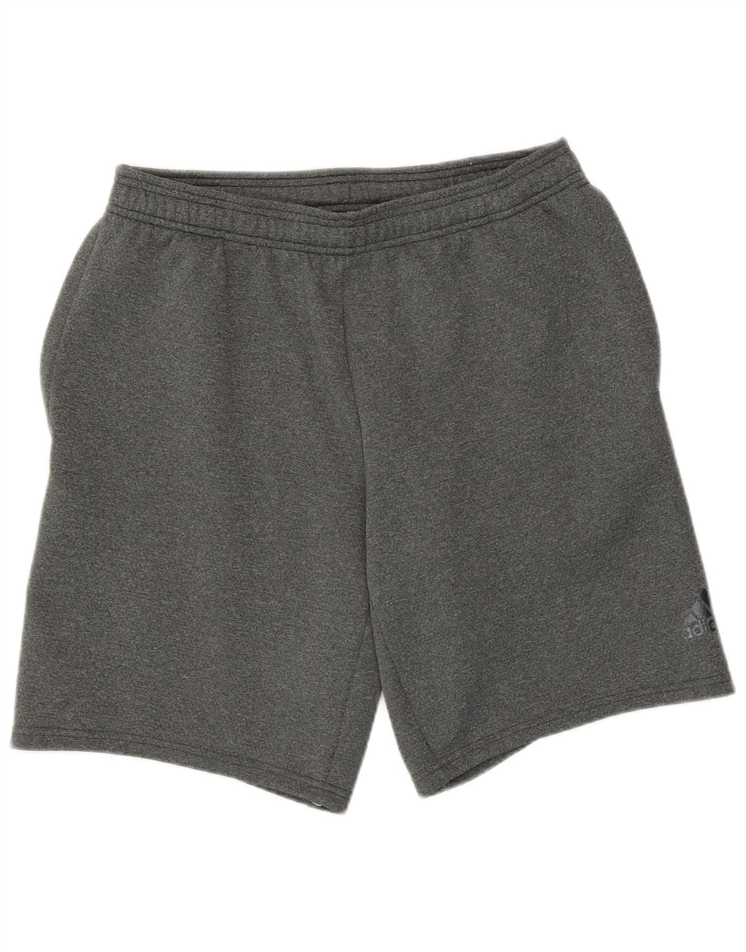 Pantaloncini sportivi Adidas Climalite da uomo in poliestere grigio medio