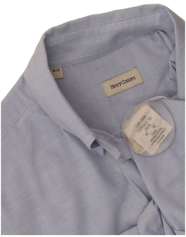 Camicia a maniche 3/4 da donna Henry Cottons IT 42 Cotone blu medio