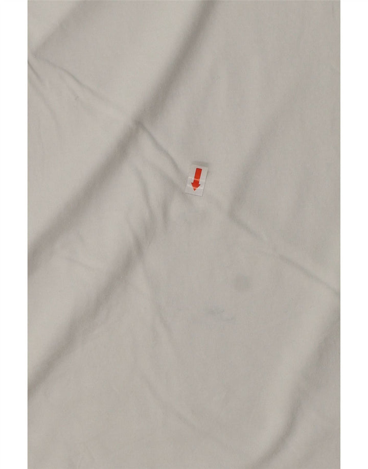 T-shirt grafica da uomo Reebok Top grande in cotone bianco