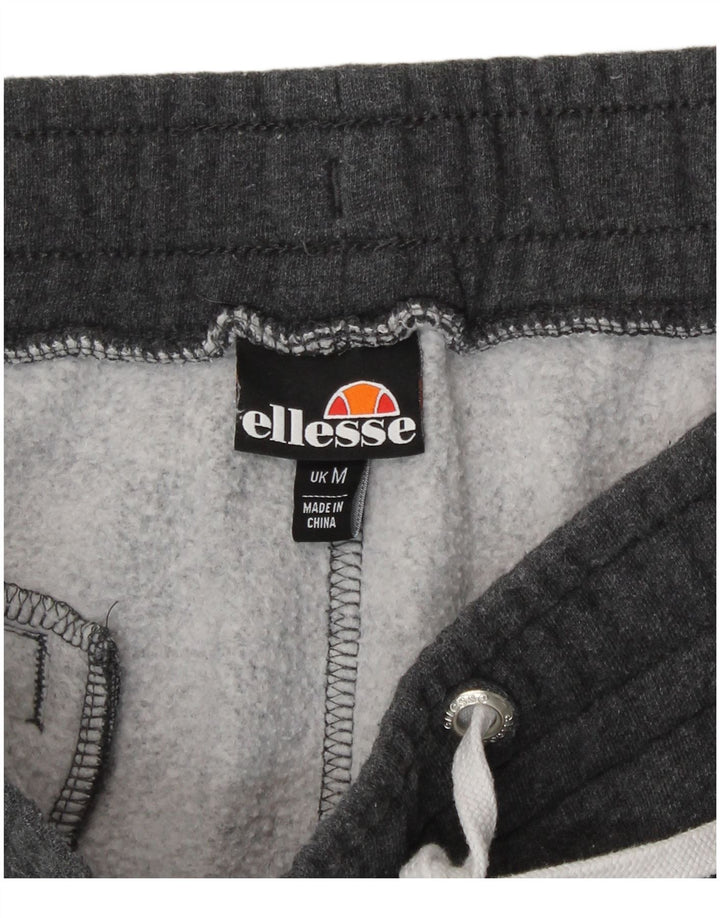 Pantaloncini sportivi grafici da uomo Ellesse in cotone grigio medio