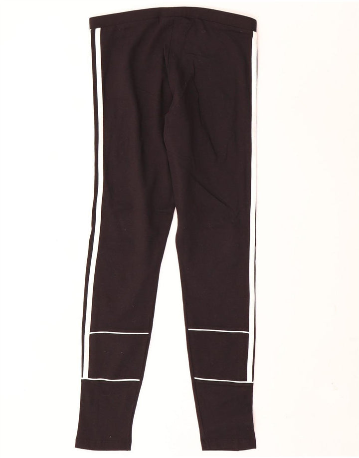 Leggings Adidas da donna UK 12 medio nero cotone