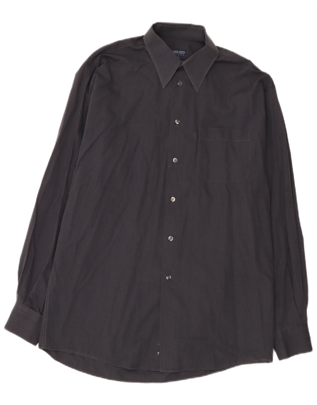Camicia da uomo Kenzo taglia 41 16 grande cotone grigio