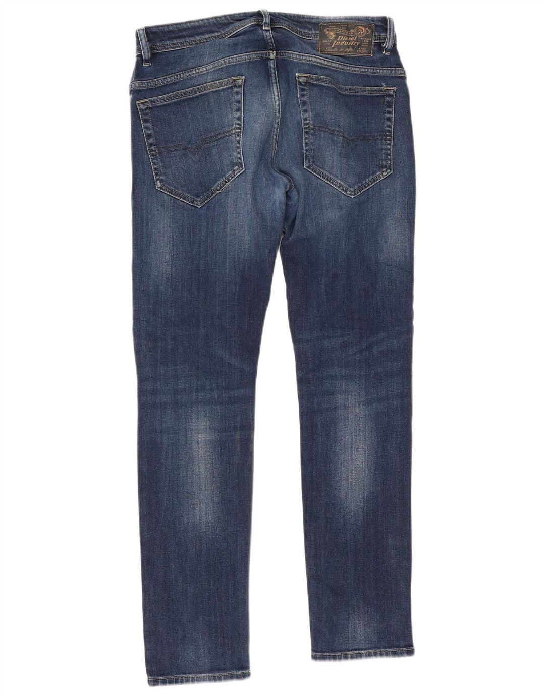 DIESEL Jeans Thavar Slim da Uomo W31 L29 Cotone Blu