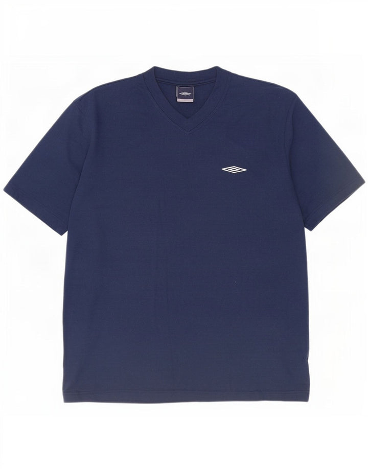 T-shirt da uomo Umbro Top 2XL poliestere blu navy