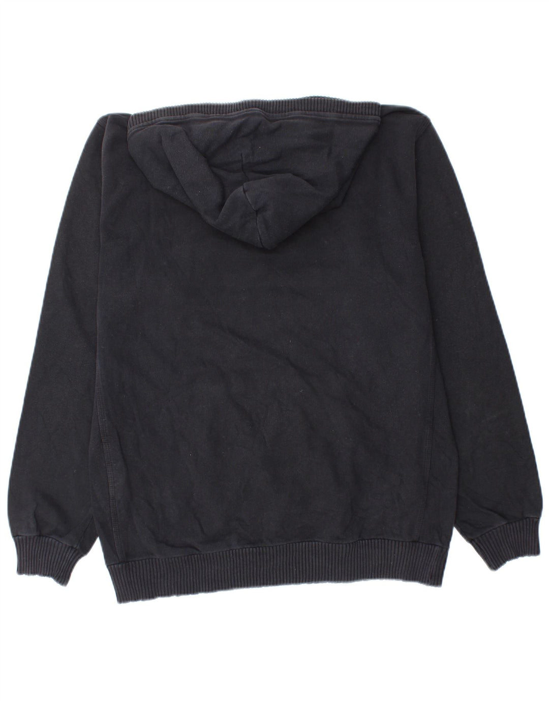 Maglione con cappuccio grafico da uomo CHAMPION grande in cotone nero