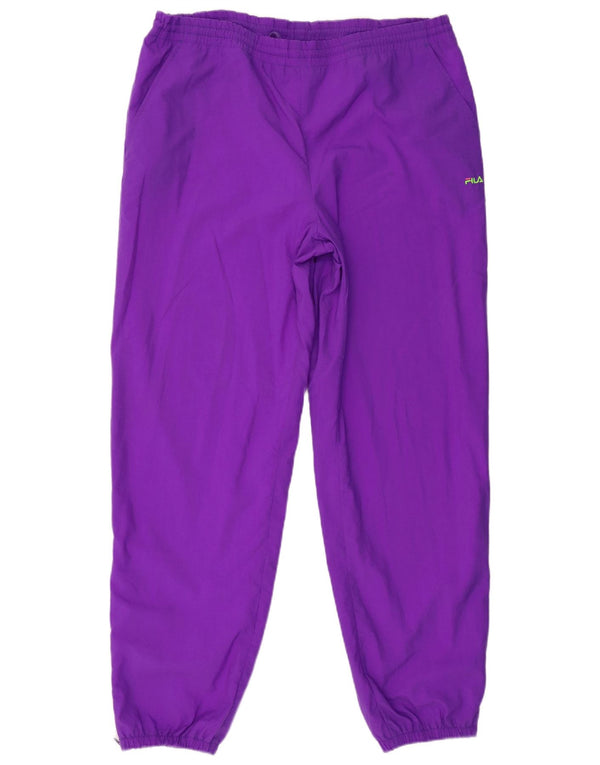 Pantaloni da tuta da uomo Fila Joggers XL viola poliammide