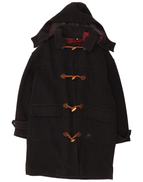 Montgomery oversize con cappuccio da donna Ellesse IT 54 3XL Lana nera