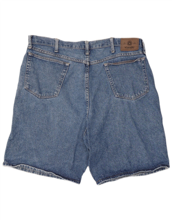 Pantaloncini di jeans da uomo WRANGLER W38 XL cotone blu