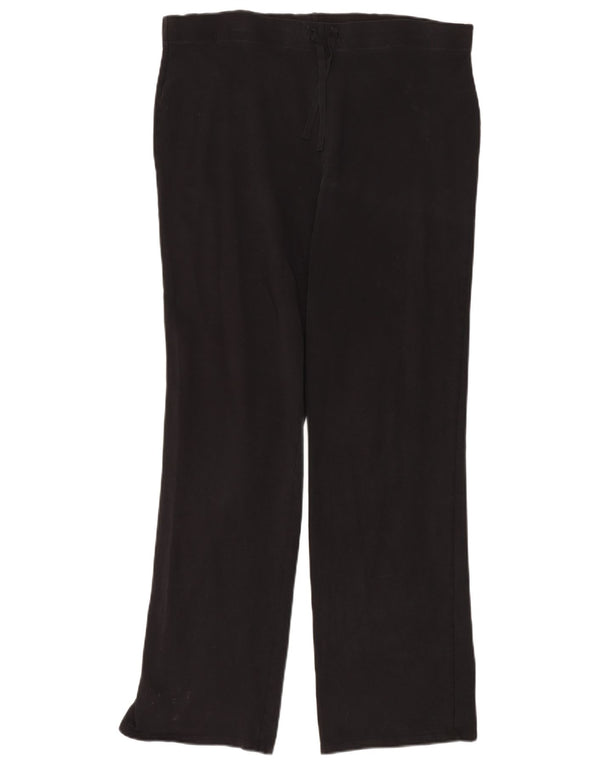 Pantaloni da tuta da donna Marks & Spencer UK 16 grandi cotone nero