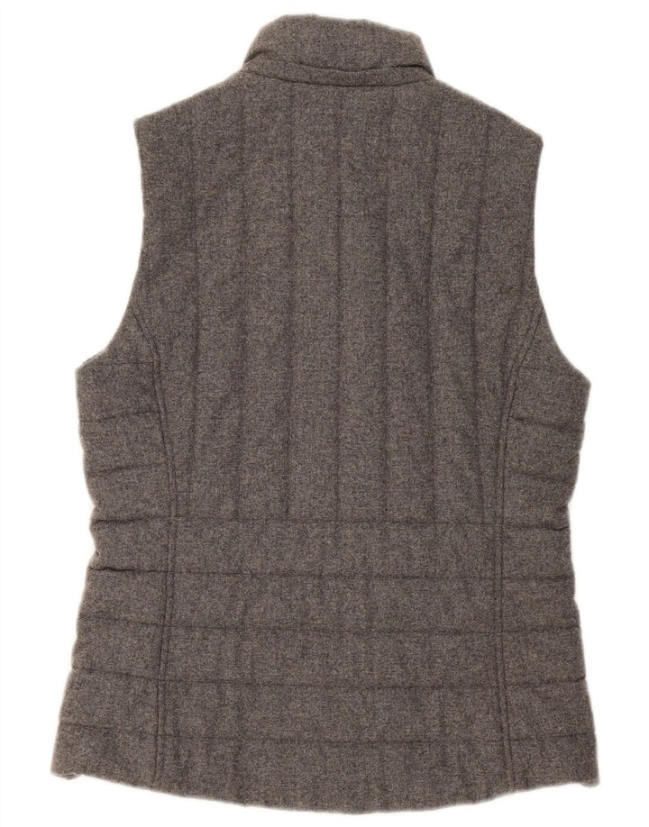 Gilet imbottito da donna Tommy Hilfiger UK 14 grigio medio in lana