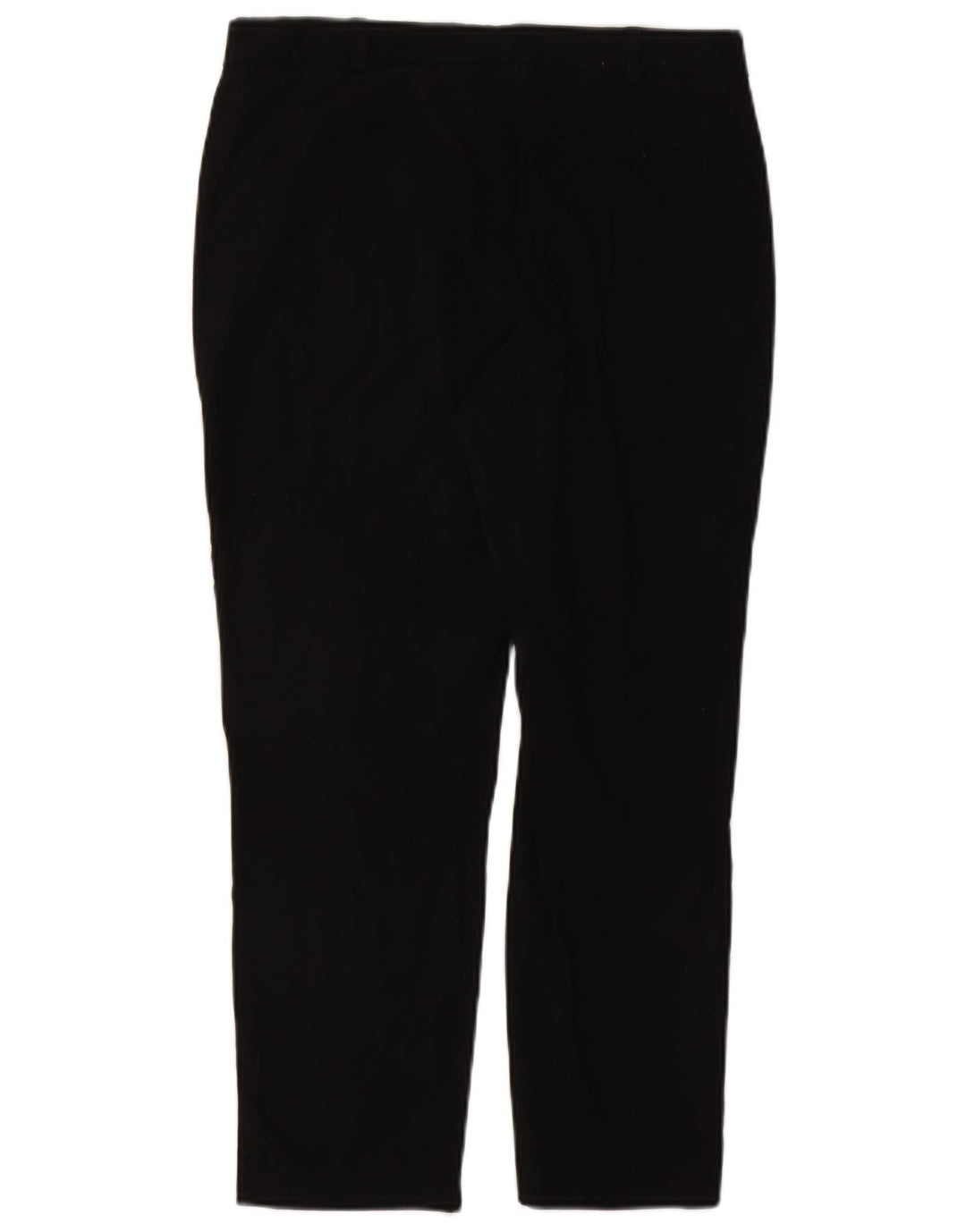 Pantaloni da abito corto da donna Marks & Spencer UK 12 medio W30 L25 nero