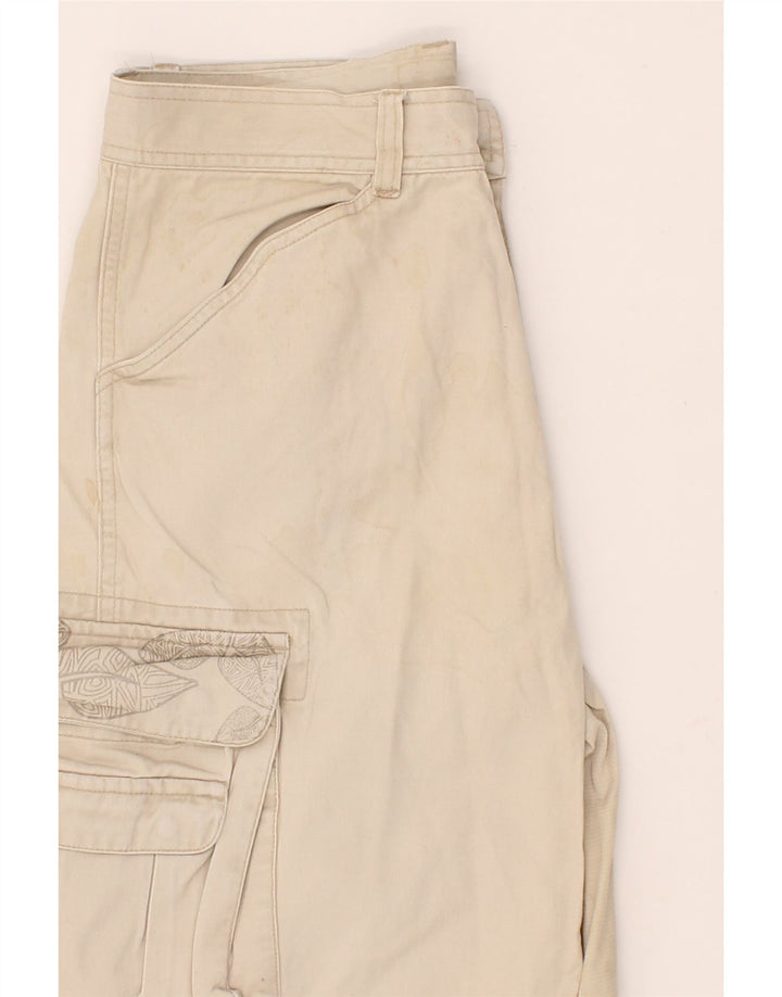 DECATHLON Womens Cargo Shorts EU 38 Medium W30 Beige Cotton Vintage Decathlon and Second-Hand Decathlon from Messina Hembry 
