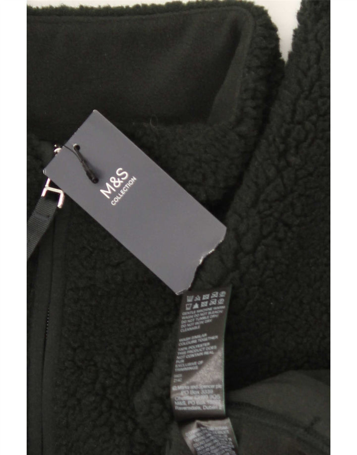 Giacca in pile da donna Marks & Spencer UK 20 2XL poliestere verde
