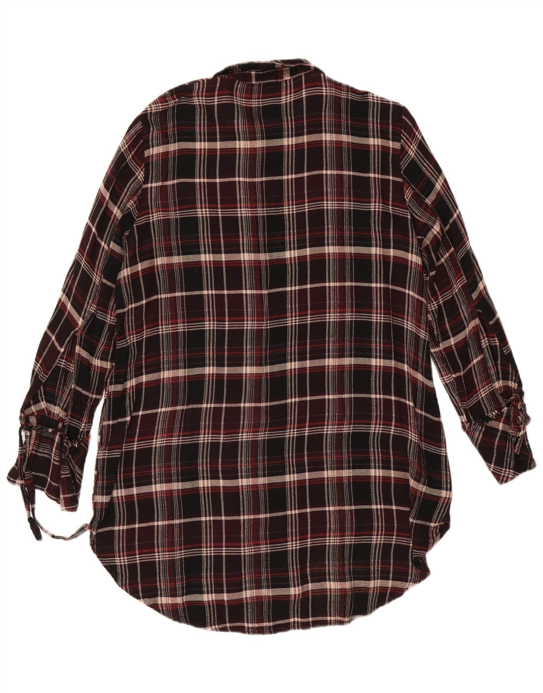 Abito chemisier da donna successivo UK 18 XL Viscosa a quadri rossi