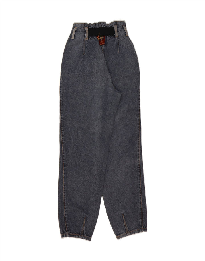 CLARK Womens High Rise Tapered Jeans W26 L28  Grey Vintage CLARK and Second-Hand CLARK from Messina Hembry 