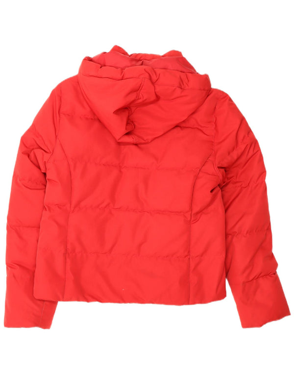 Giacca imbottita con cappuccio da donna Champion UK 14 poliestere rosso medio