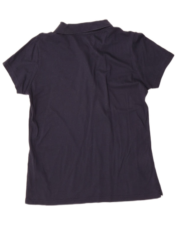 Polo da donna Sergio Tacchini UK 12 cotone blu navy medio
