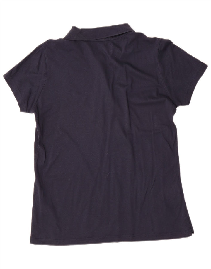 Polo da donna Sergio Tacchini UK 12 cotone blu navy medio