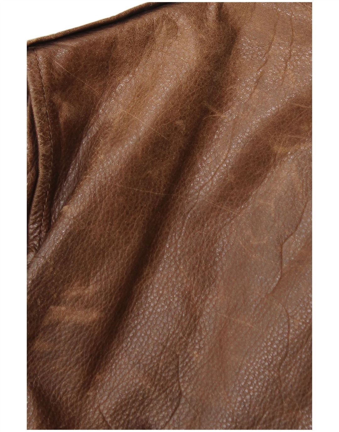 Giubbotto Bomber in Pelle da Uomo La Matta IT 50 Large in Pelle Marrone