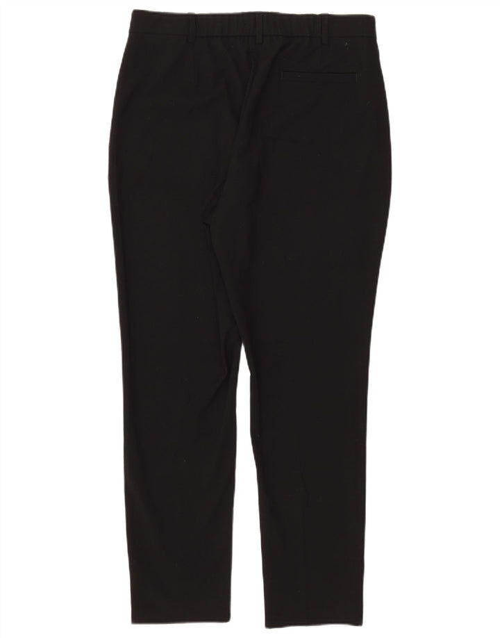 Pantaloni chino slim da donna Marks & Spencer UK 12 medi W31 L26 neri