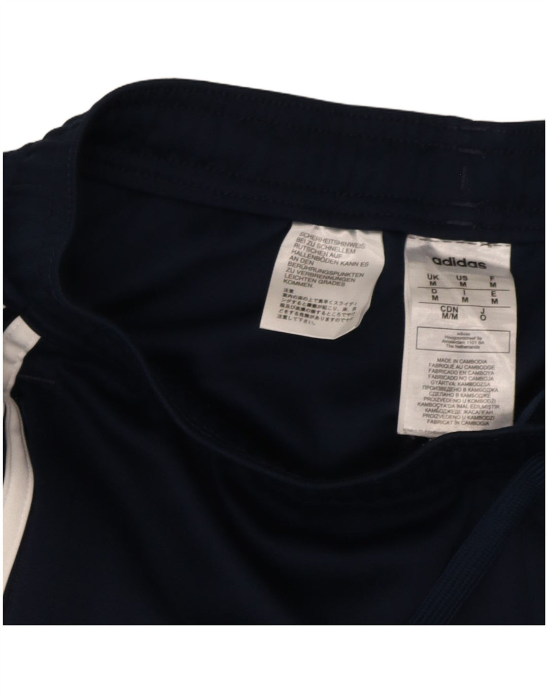 Pantaloni da tuta Adidas Aeroready da uomo medio poliestere blu navy