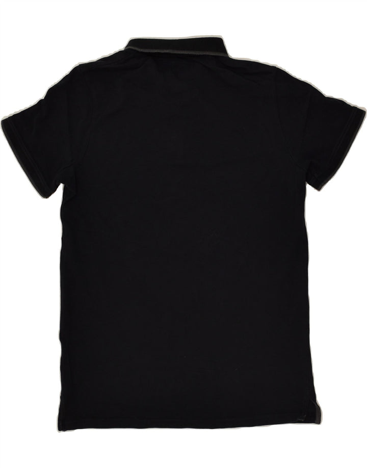 MOUNTAIN WAREHOUSE Polo da uomo piccola in cotone nero