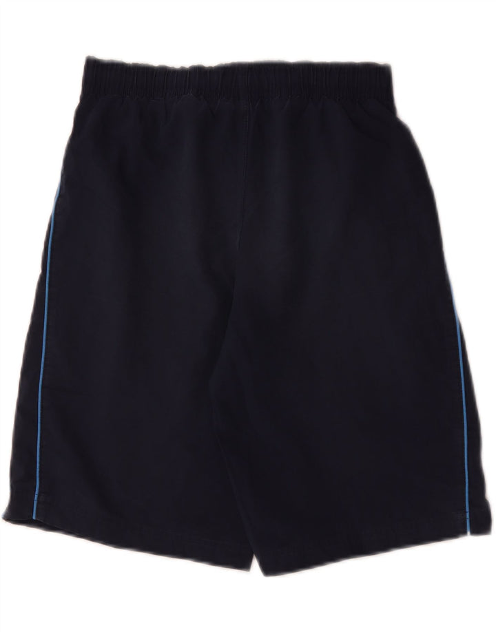 Pantaloncini sportivi Nike da uomo, poliestere a righe medie, blu navy