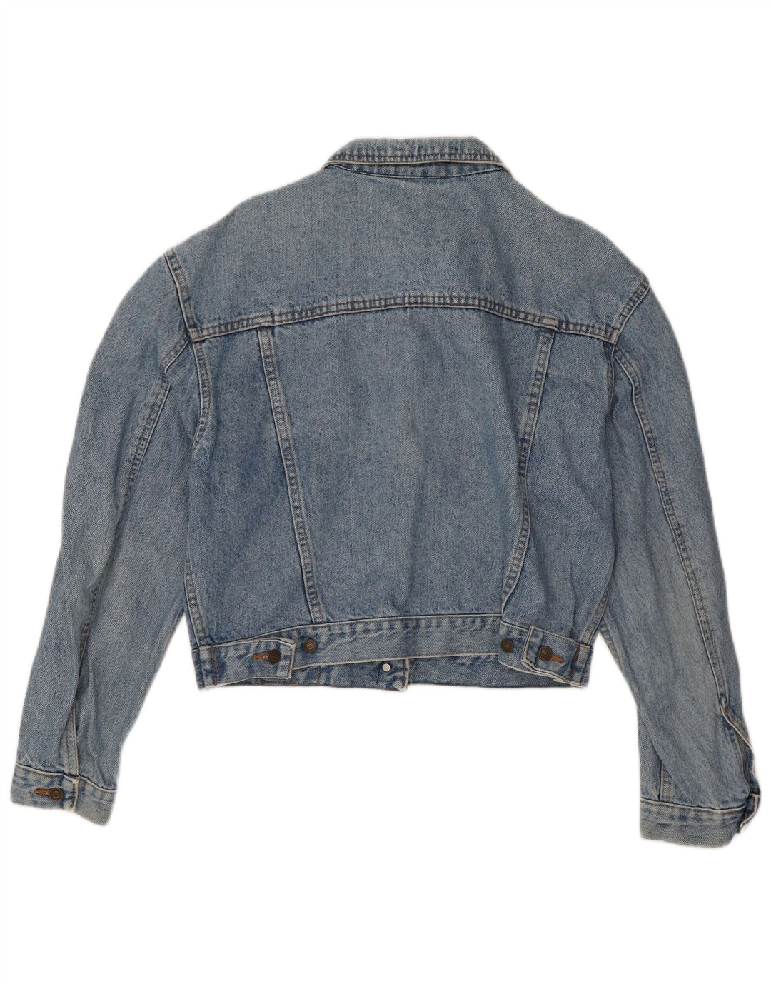 Giacca in denim corto da donna Wampum UK 16 grande cotone blu