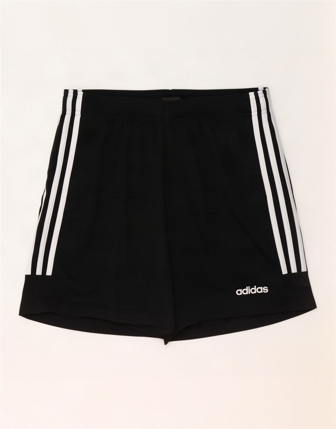 Pantaloncini sportivi da uomo Adidas medi neri in poliestere