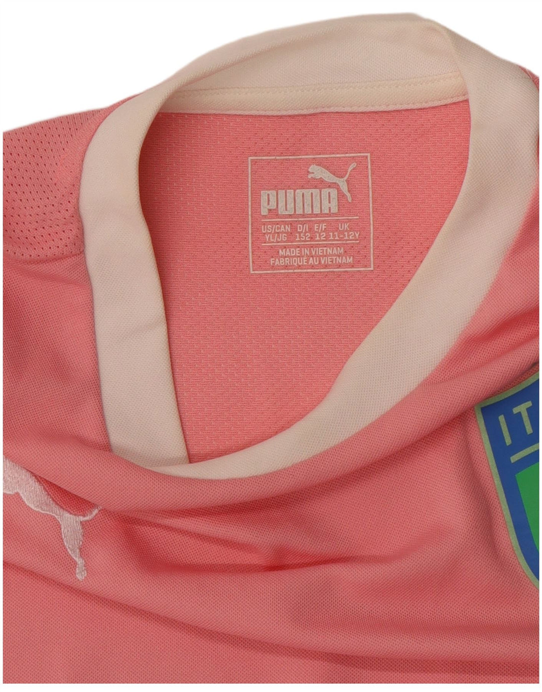 Maglietta grafica PUMA per ragazze Italia 11-12 anni Rosa
