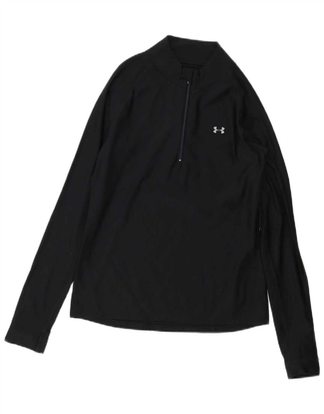 Maglia da tuta pullover con zip da donna UNDER ARMOUR UK 10 piccola nera