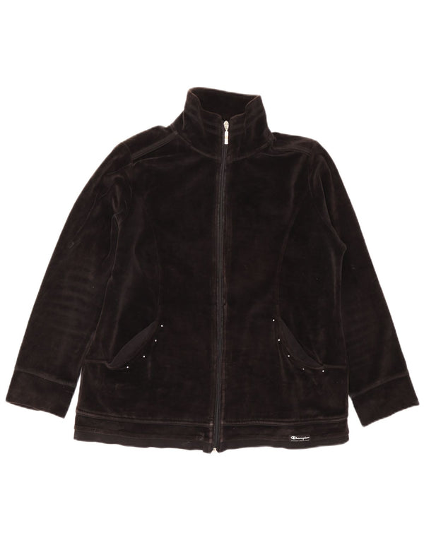 Giacca sportiva da donna in velluto vestibilità comoda Champion UK 14 Grigio medio