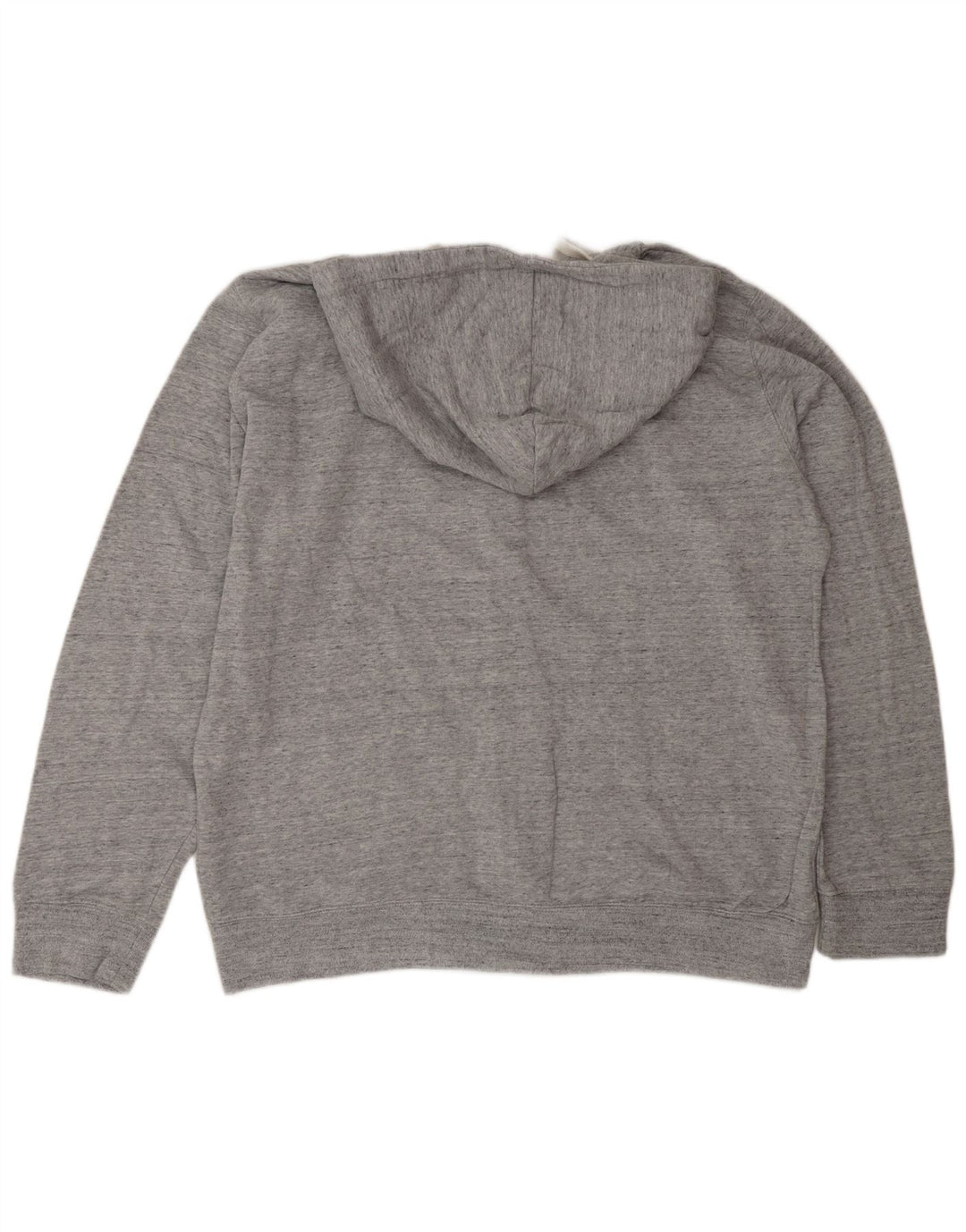 Maglione con cappuccio e zip da uomo Celio 2XL cotone chiazzato grigio