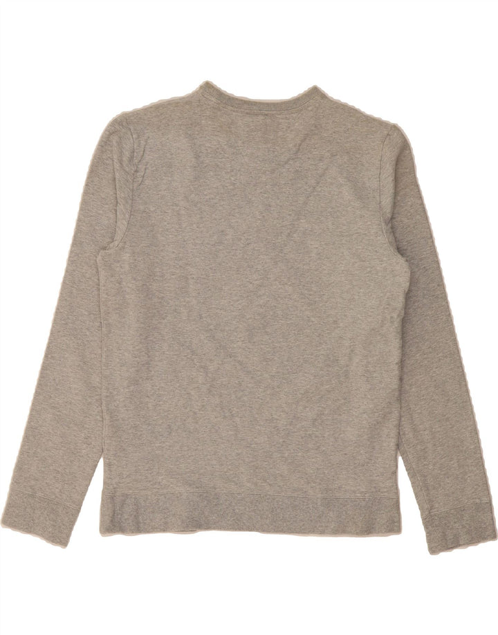 GUESS Womens Graphic Sweatshirt Jumper UK 14 Medium Grey Cotton Vintage Guess and Second-Hand Guess from Messina Hembry 