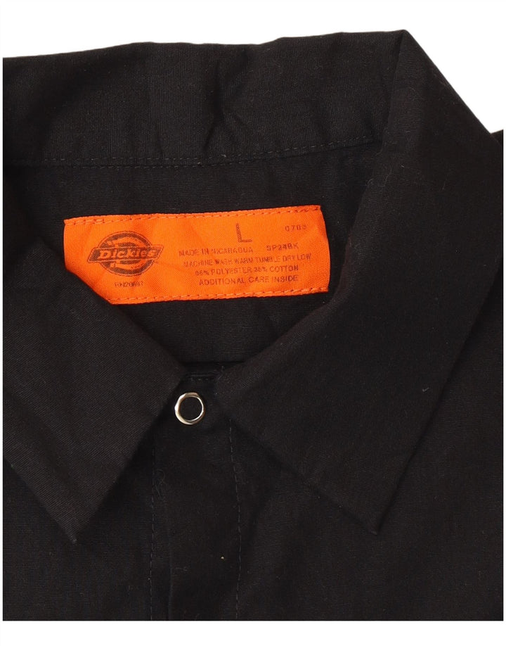 Dickies Camicia grafica da uomo a maniche corte grande poliestere nero