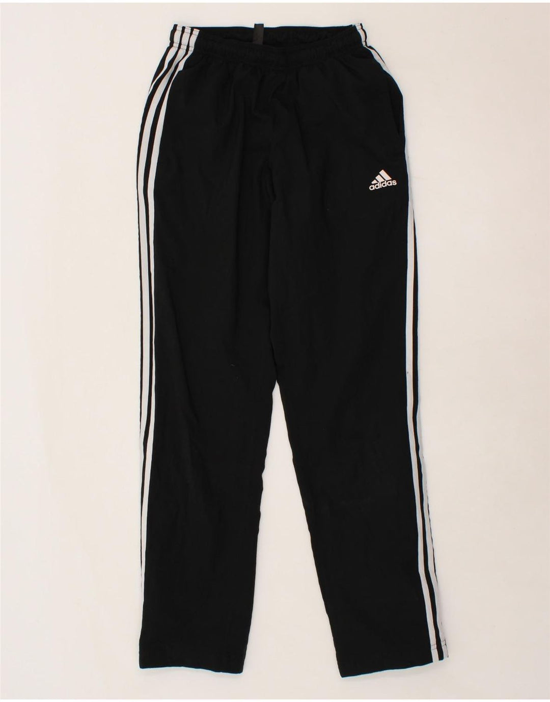 ADIDAS Mens Tracksuit Trousers UK 34/36 Small  Black Polyester Vintage Adidas and Second-Hand Adidas from Messina Hembry 