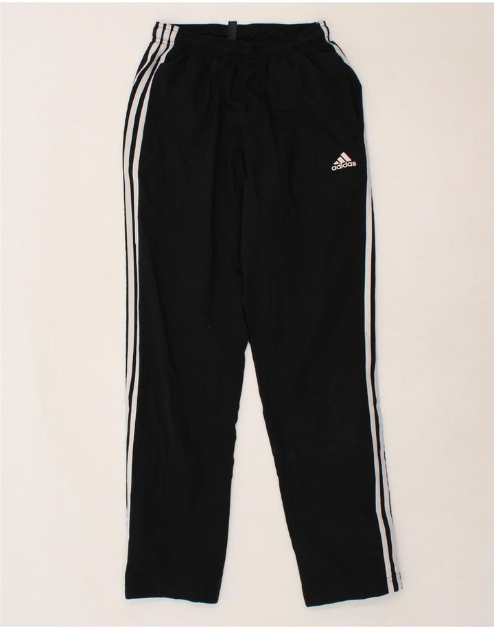 ADIDAS Mens Tracksuit Trousers UK 34/36 Small  Black Polyester Vintage Adidas and Second-Hand Adidas from Messina Hembry 