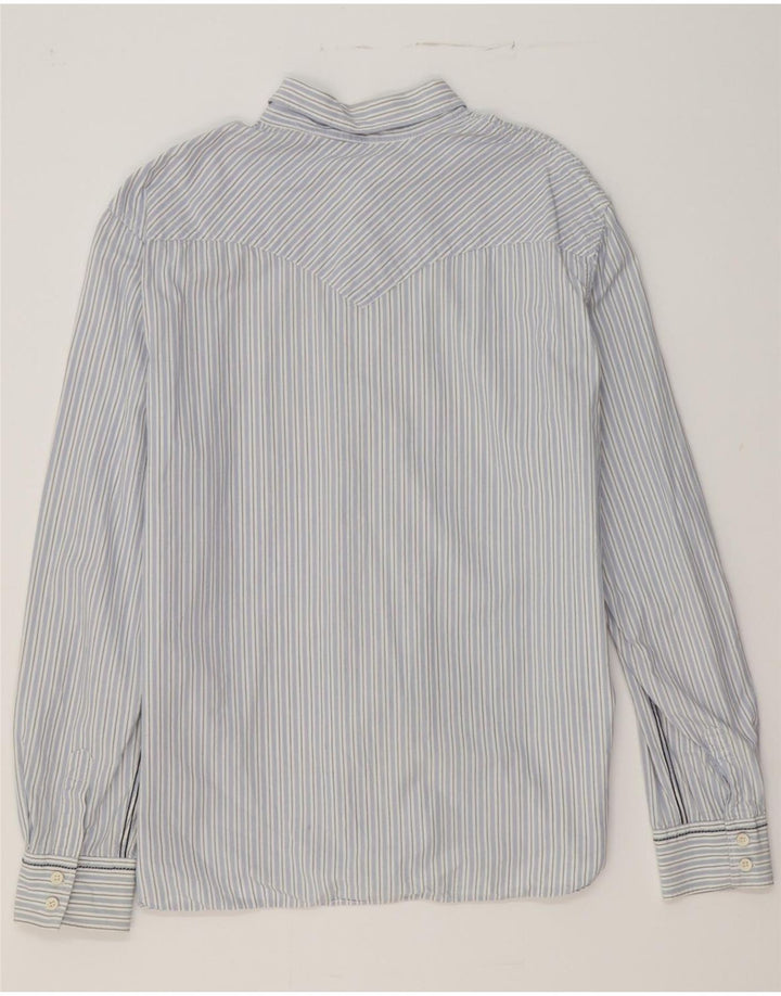 LEVI'S Mens Shirt XL Blue Striped Cotton Vintage Levi's and Second-Hand Levi's from Messina Hembry 