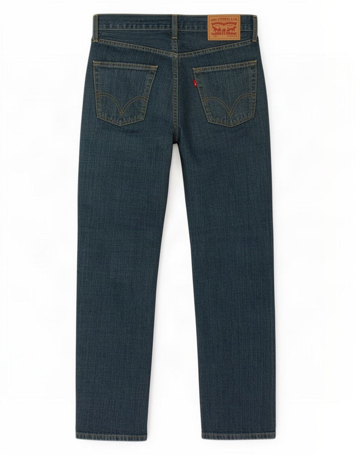 Levi's Uomo 751 Jeans dritti W30 L32 Cotone Blu