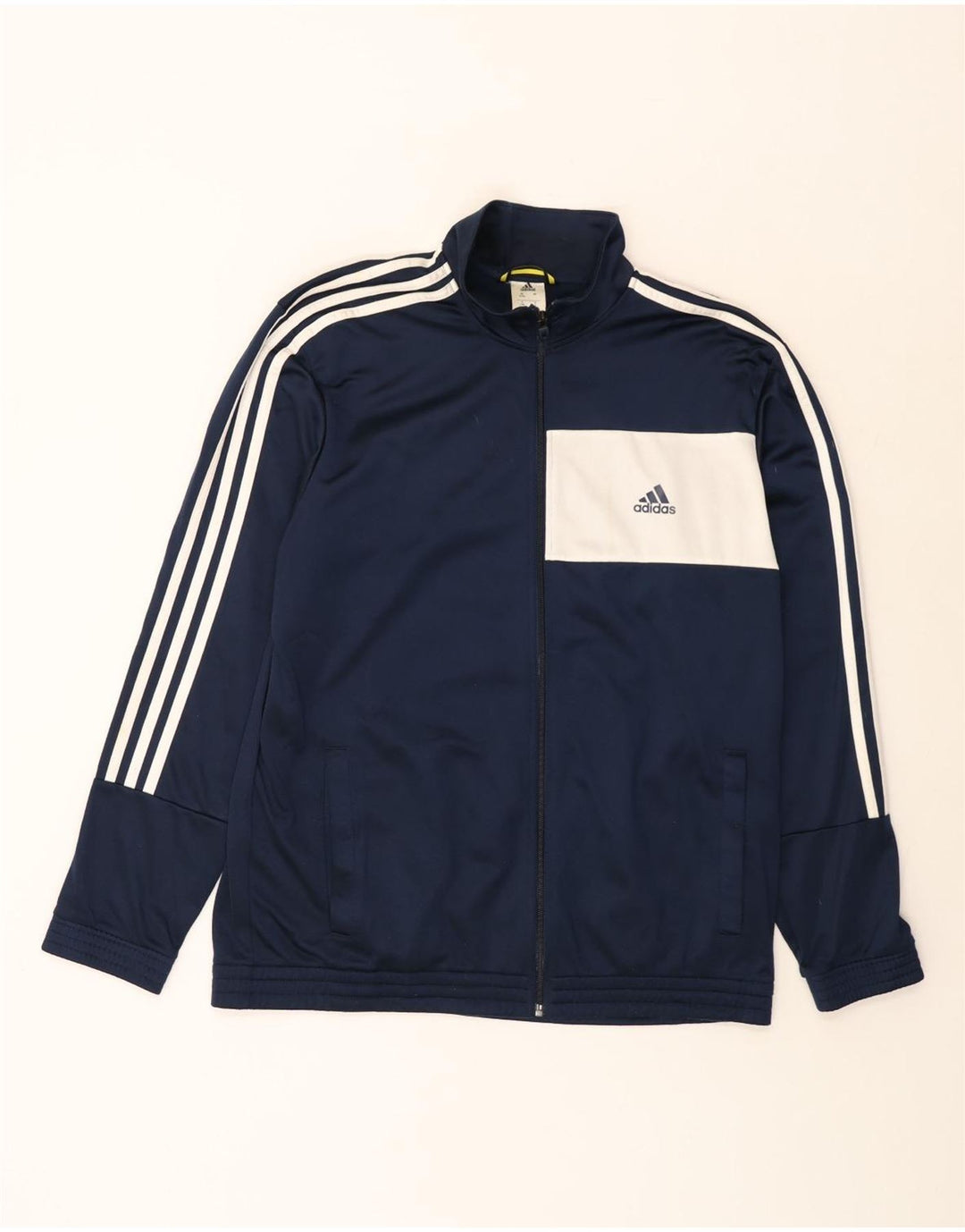 Giacca da tuta da uomo Adidas UK 46/48 XL Blu navy Colourblock