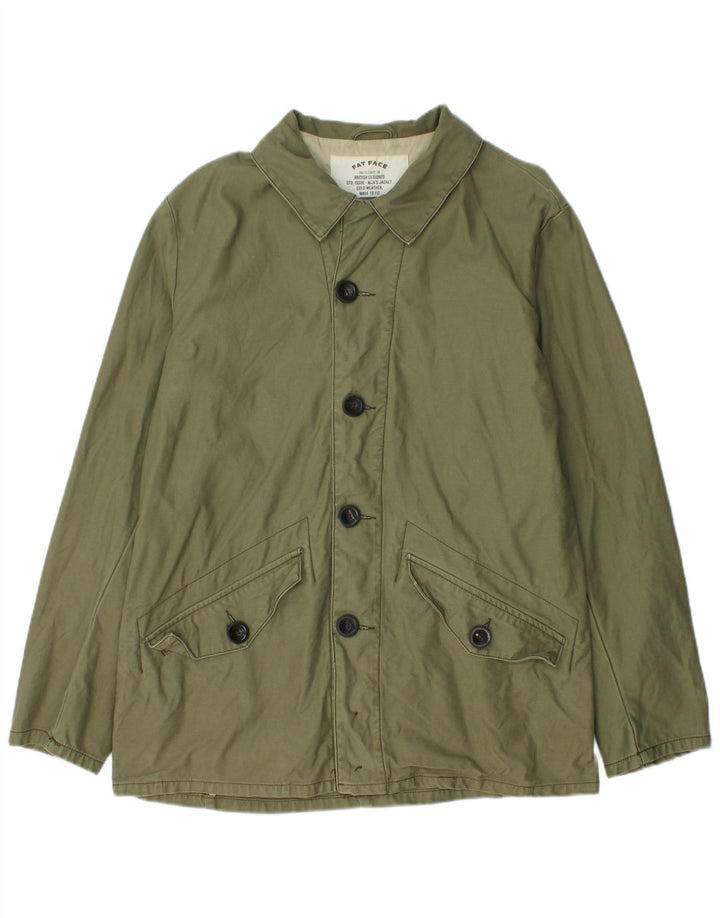 Giubbotto bomber da uomo Fat Face UK 38 cotone kaki medio