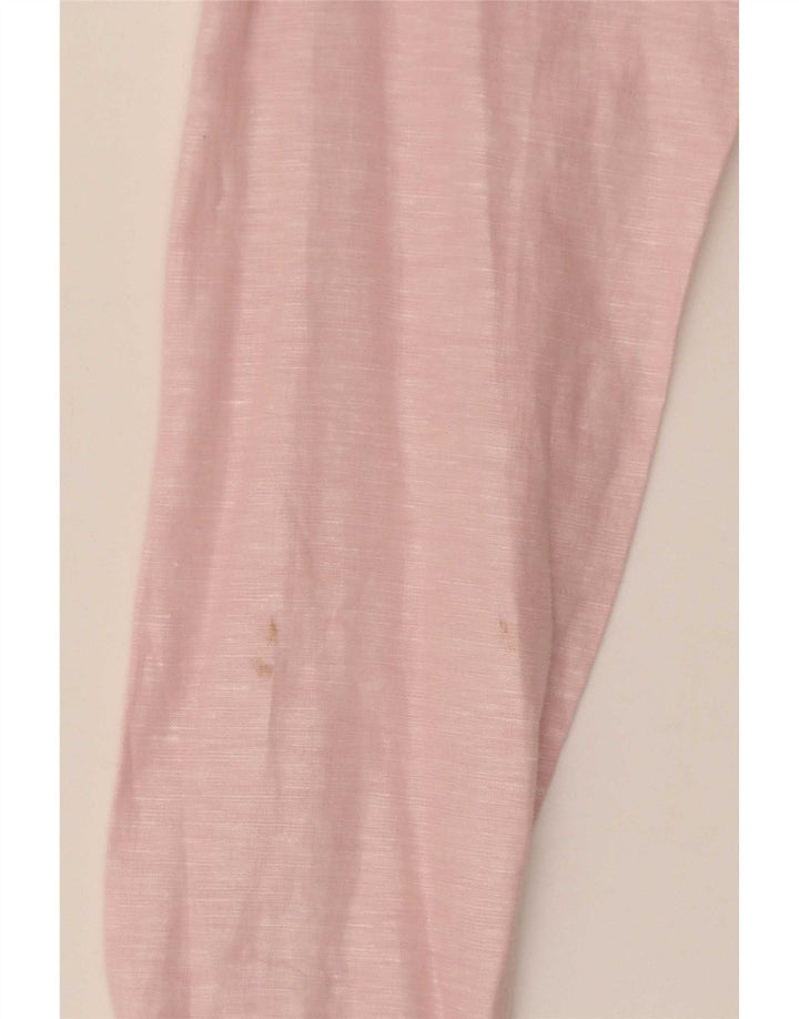 Camicia da uomo Ted Baker taglia 2 piccola in lino rosa