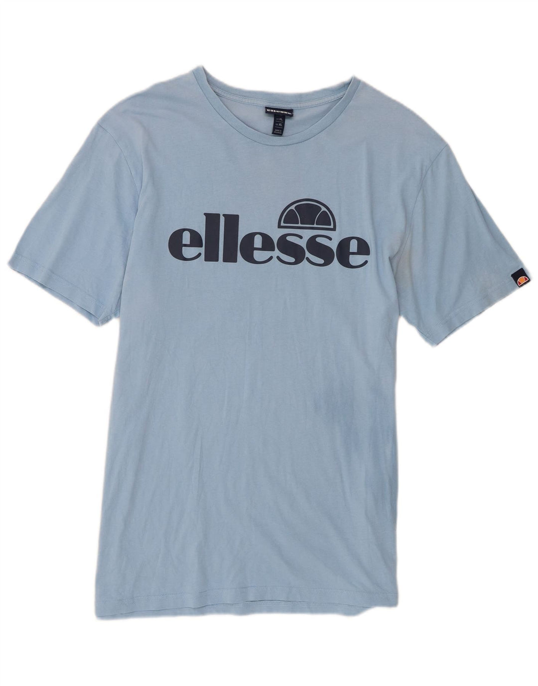 T-shirt grafica da uomo Ellesse Top XL in cotone blu