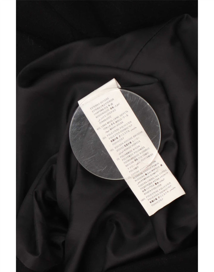 Benetton Soprabito da donna UK 8 Small Nero Lana