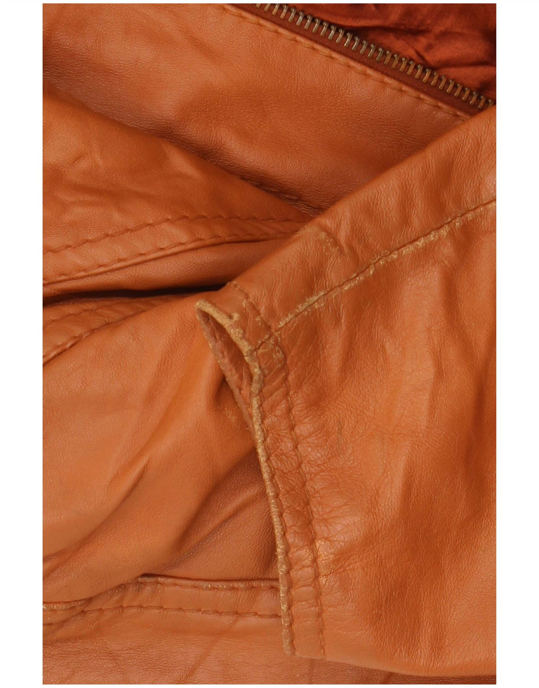 Cappotto in pelle da uomo VINTAGE IT 54 2XL Pelle marrone